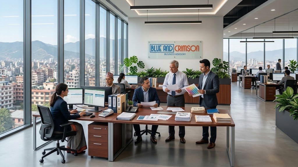 Blue and Crimson Business Advisory accounting outsourcing office